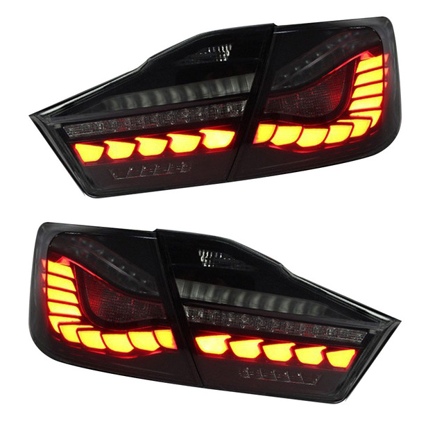 Car Raer Lights for Camry 2012-2014 7th LED 8158133220 8156133550 Upgrade GTS Design Dynamic Rear Lamp Highlight