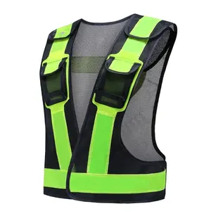 2022 Reflective vest fluorescent vest bird eye breathable suit safety vest