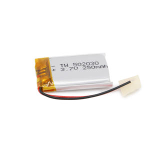 502030 de 250mah <span class=keywords><strong>3</strong></span>,7 v lpb Woman de enchufe jst de polímero batería de iones de las células paquete con conector para ups - Product Image 1