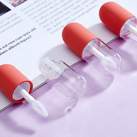 En gros Nouveau Populaire Mini 4.5 ml Pilule Forme Brillant À Lèvres Tube Vide Petit 3ml Échantillon Taille En Plastique Capsule Lipgloss Conteneur