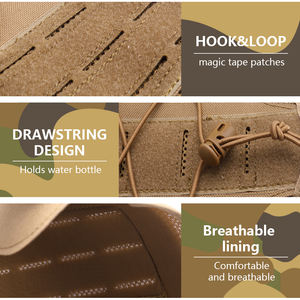 ชุดเสื้อกั๊กสุนัขแบบยุทธวิธีสำหรับขายส่ง ปรับได้ ทนทาน ใช้ได้หลากหลาย สำหรับฝึกสัตว์เลี้ยง ไม่ดึง ชุดเสื้อกั๊กสุนัขแบบยุทธวิธี - Product Image 5