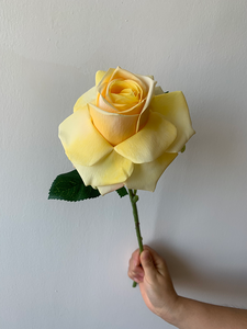 ดอกไม้ประดิษฐ์ดอกเดียวดอกกุหลาบดอกกุหลาบสำหรับตกแต่งดีไซน์ใหม่ H-392 - Product Image 2