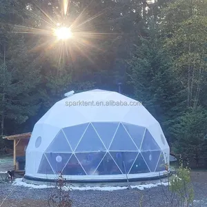 स्पष्ट भूमंडल गुंबद शीतकालीन प्रमाण तम्बू इन्सुलेशन गोल्डन आपूर्तिकर्ता के साथ
