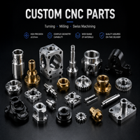 Fabricante de Piezas de Mecanizado CNC de Precisión Personalizadas para Torneado, Fresado, Mecanizado Suizo, Servicio de Componentes Metálicos OEM ODM