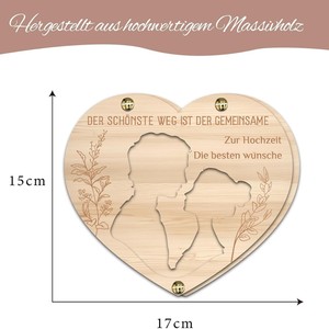 งานฝีมือไม้รูปหัวใจพร้อม<span class=keywords><strong>คำคม</strong></span>สร้างแรงบันดาล<span class=keywords><strong>ใจ</strong></span> ตกแต่งบ้านแบบเป็นมิตรกับสิ่งแวดล้อม เหมาะสำหรับเป็นของขวัญวันแม่ - Product Image 2