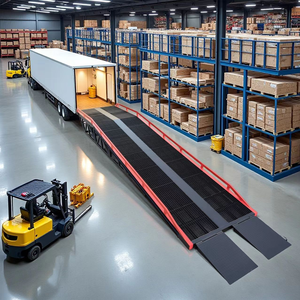 Fabrication de rampes de quai de chargement de 10 tonnes Rampes de déchargement pour camions Rampe de chargement mobile à vendre - Product Image 4