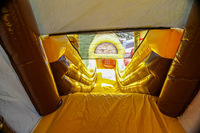 Tobogán Acuático Inflable Comercial con Forma de Barco Pirata, Parque Infantil al Aire Libre para Niños, Toboganes Acuáticos Grandes en Venta
