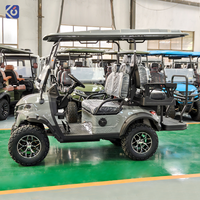 Voiturette de golf électrique 4 places 48V avec panneau solaire pour hôtel, complexe hôtelier, plage, campus, bus de tourisme