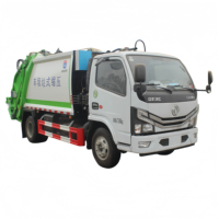 Camion compacteur de déchets Dongfeng 6CBM, robuste, 4x2, suspension renforcée pour la collecte des déchets sur routes difficiles en Afrique