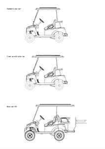 Carrito de Golf Solar Más Vendido, 4+2 Plazas, con Velocidad de 30-50 km/h y Autonomía de 50-70 km, Precio Bajo de Fábrica, Alta Calidad - Product Image 6