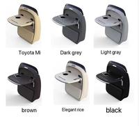 Vente en gros de plateau de véhicule de luxe table de siège arrière avec chargeur sans fil et lumière d'ambiance Aurora