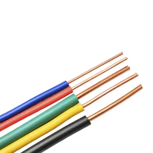 BV PVC Insulated Sheathed Cable and Wire Multi-Core 2*2.5mm2 Shell Cable Solid Conductor 450/750V Rated Voltage