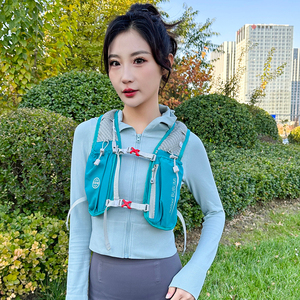 Chaleco de Hidratación Reflectante Ligero Personalizado con Cierre de Cremallera, Secado Rápido, Transpirable, de Poliéster, para Correr al Aire Libre, Nuevo y a la Moda - Product Image 4