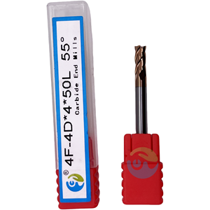 Personalizzabile 55 gradi 4D * 4 * 50L 4 flauto fresa macchina tungsteno acciaio CNC strumenti fine mulini per la fresatura di alluminio - Product Image 1