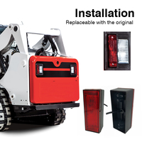 Luz Trasera LED Multifuncional para Minicargadora Bobcat S205 S220 S250 S300, Luz Trasera LED Roja