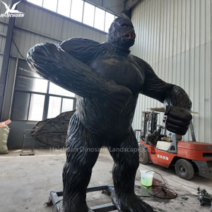 Cuộc Sống Kích thước animatronic động vật mô hình thực tế GORILLA tượng animatronic mô hình công viên chủ đề trang trí - Product Image 5