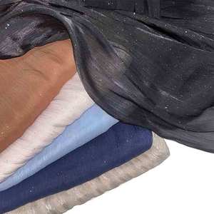 Venta caliente musulmán gasa Hijab transpirable Crepon rociado oro <span class=keywords><strong>Codiaeum</strong></span> bufanda Malasia brillo bufanda brillante seda Hijab - Product Image 3