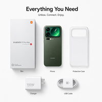 Téléphone mobile original Xiaomi 17 Pro Max 5G, batterie énorme de 7500 mAh, Snapdragon 8 Elite Gen 5, charge rapide 120 W, écran AMOLED 2K de 6,9 pouces, débloqué