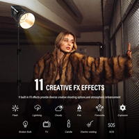 Godox Litemons LE200Bi 220W Lumière vidéo LED COB bicolore avec monture Bowens, éclairage professionnel continu pour studio photo, application