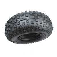 Pneu de buggy de plage électrique modifié Hanak pour ATV et kart, 145/70-6 pouces, pneu sans chambre à air avec moyeu de roue et accessoires pour machine de pulvérisation
