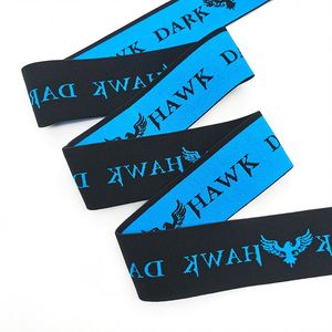 Factory Offers Customized Eagle Pattern Color Jacquard Nylon <b>Webbing</b> Elastic for Leggings and Casual Pants Waist - Product Image 1