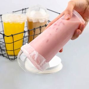 Papier alimentaire jetable imperméable en silicone pour café, bubble tea, burgers et galettes de viande, anti-fuite - Product Image 1