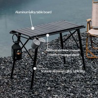 Vente en gros Table pliante portable extérieure réglable en aluminium IGT modulaire pliable durable randonnée BBQ Camping pique-nique pour événement