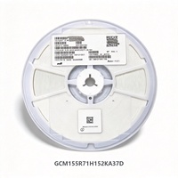 Condensateur céramique multicouche 0402 1005 MLCC 1,5nF 50V X7R ±10% GCM155R71H152KA37D pour appareils IoT AEC-Q200