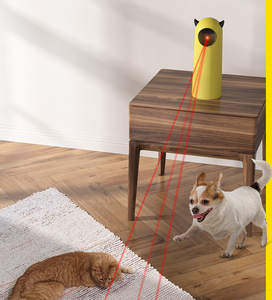 Giocattolo Interattivo Automatico Moderno per Cani e Gatti con LED Laser, Accessorio Elettronico Portatile in ABS - Product Image 6