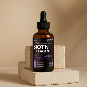 Biotin <strong>Collagen</strong> <strong>Liquid</strong> Drops Hair Growth Vitamin Biotin <strong>Supplement</strong> for Strong Nails Healthy Skin Hair Biotin <strong>Collagen</strong> Drops - Product Image 3
