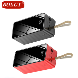 Banco de energía portátil con cordón, cargador rápido de gran capacidad, 100000mah, salida 4USB, 3 Entradas, venta al por mayor de fábrica, gran oferta - Product Image 1