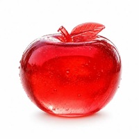 Jouet anti-stress en silicone à montée lente en forme de pomme, directement de l'usine, pomme rouge esthétique pour Halloween, jouet à presser mignon
