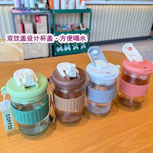 Coffee Cup 430ml Leak Proof Portable Travel Outdoor Office Use With Straw - Product Image 3