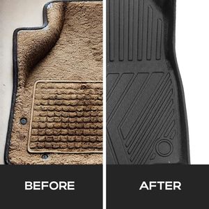 2019-2024 RAV4 Ensemble complet compatible avec les revêtements scannés au laser de précision 3D Tapis de voiture en caoutchouc tous temps par siège - Product Image 5