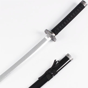 40.9 Inch <strong>Bleach</strong> Ichigo Kurosaki Tensa Zangetsu <strong>Cosplay</strong> Prop Unsharpened Anime Sword with Black Blade - Product Image 4