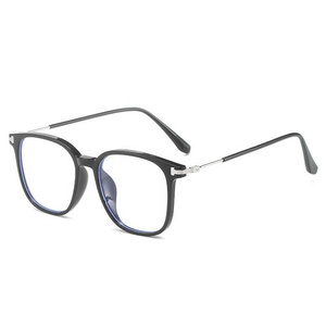 Lunettes anti-radiation pour femmes et hommes, monture carrée en métal photochromique, lunettes anti-lumière bleue - Product Image 6