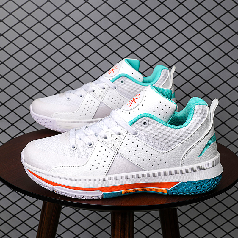 white leather basketball shoes