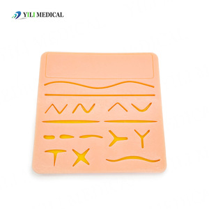 Three-layer <b>large</b> silicone suture module suture practice <b>mat</b>, medical student teaching aid, cross-border foreign trade source - Product Image 4
