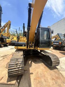 รถขุดมือสอง CAT 323D2L สีเหลือง ยี่ห้อ Caterpillar สำหรับงานหนัก พร้อมบุ้งกี๋ขุด ราคาถูก ลดราคาพิเศษ - Product Image 2