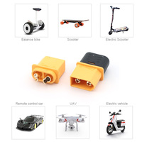 Connecteur à balle mâle/femelle XT60H 30A DC 500V pour batterie Lipo de drone de course FPV et quadricoptère RC