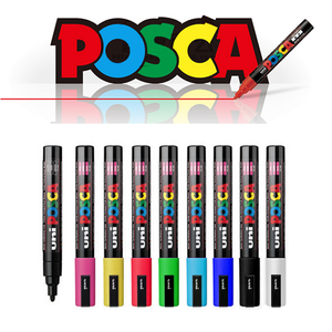 Marqueurs de peinture pour apiculture Uni <span class=keywords><strong>Posca</strong></span> - <span class=keywords><strong>PC</strong></span>-<span class=keywords><strong>5m</strong></span> - Largeur d'écriture 1-4 mm - Encre permanente - Toutes tailles - Product Image 4