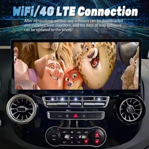 Lecteur multimédia automobile Android avec écran 3K de 17 pouces, sortie HDMI, pour Mercedes Benz Vito 116 W447 2016, navigation GPS, autoradio, Carplay - Product Image 1