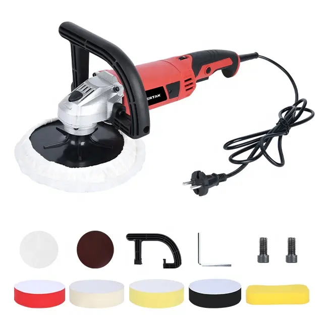 Vertak 1200W Electric Polisher Power Tools Dual Action Car Polishers Polishing Machine with Handle For Car