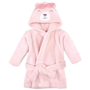Áo choàng tắm mặt hình động vật bằng vải nhung dành cho trẻ sơ sinh Unisex, Kỳ lân nhiều màu, 0-9 tháng - Product Image 3