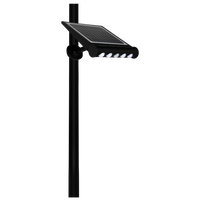 Lampe solaire multifonctionnelle d'extérieur à LED avec panneau détachable et détecteur de mouvement pour mur, clôture, conteneur, toit