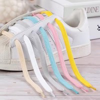 Lacets en polyester double couche de 1cm de large, couleur pure, AF NK SB Dunks, lacets athlétiques plats, décontractés et épais, lacets pour baskets NB
