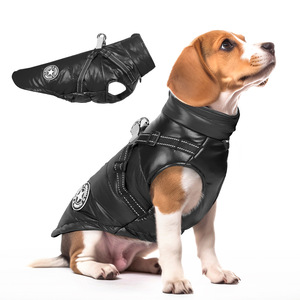 Abbigliamento per Cani Autunno Inverno Natalizio, Caldo e Impermeabile, Imbottito in Cotone, Motivo Geometrico Carino, Casual, per Cani di Piccola <span class=keywords><strong>Taglia</strong></span> S/M/L/XL/XXL - Product Image 1