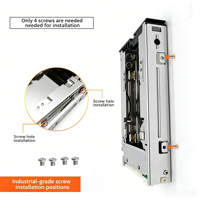 Rack de disques durs SAS SATA 15 mm 2,5 pouces sans outils, plateau de boîtier mobile industriel pour un stockage fiable