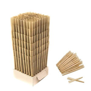 Cônes pré-roulés King Size 110 mm blancs et bruns, accessoires pour rouler, papiers colorés, logo personnalisé, 100 pièces en boîte - Product Image 4