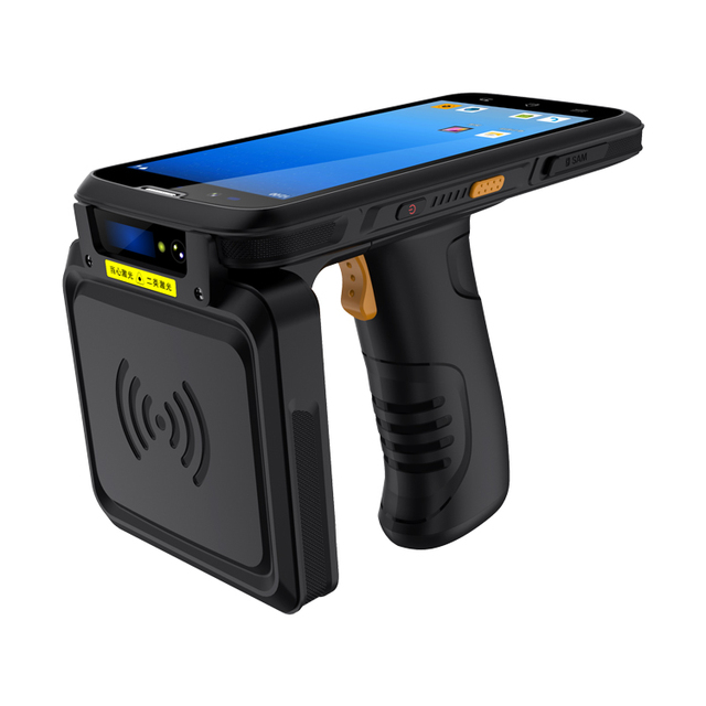 OEM Customized Rugged Portable Industrial RFID UHF Handheld Terminal with 5.72" Display Built-in NFC & GPS Android OS-in Stock